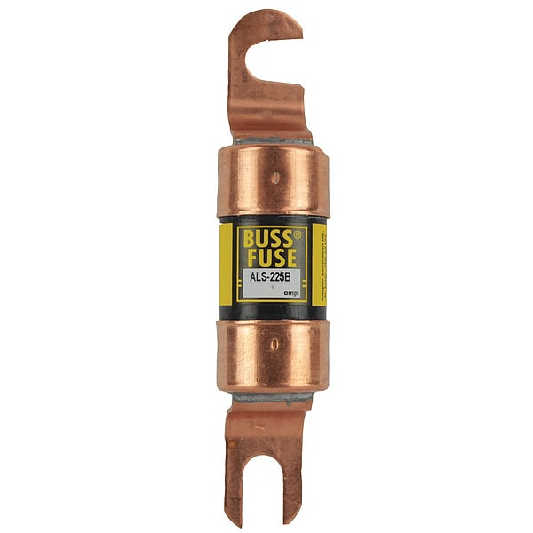 Eaton Bussmann Forklift Limiter Fuse, ALS Series, 225A, Time-Delay, Not Rated, Bolt-On - ALS-225B