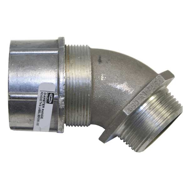 Hubbell Wiring Device-Kellems Cord Connector, 1-1/4 in., 45 - VHC1053