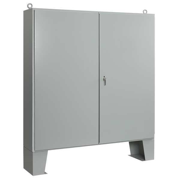 Nvent Hoffman Carbon Steel Electrical Enclosures, 60.06 in H, 12.06 in D, 48 in W, NEMA 12, Hinged - A604812LP