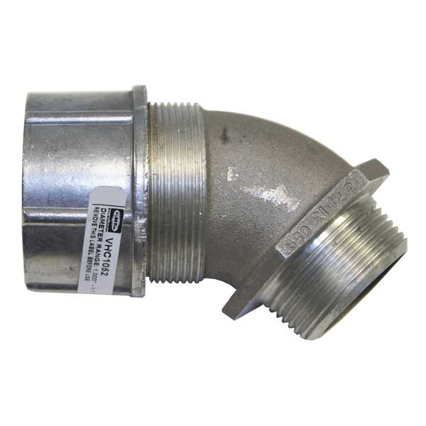 Hubbell Wiring Device-Kellems Cord Connector, 1-1/4 in., 45 - VHC1052