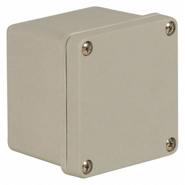 Wiegmann Fiberglass Electrical Enclosures, 8 in H, 4 in D, 4 in W, NEMA 4X, Lift Off - HW-N4X844
