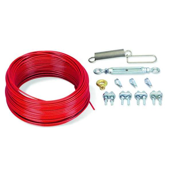 Kit de cables para sensores Telemecanique, acero recubierto de plástico, 164 pies de largo - XY2CZ9350