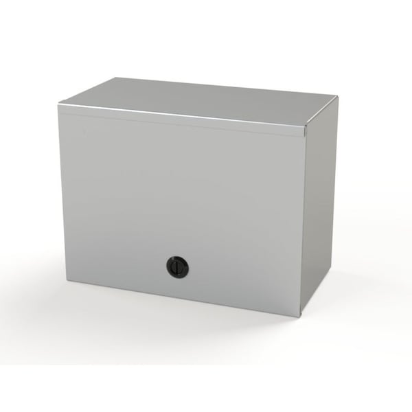 Saginaw Control & Engineering Carbon Steel Electrical Enclosures, 9 in H, 6 in D, 12 in W, NEMA 1 - SCE-L9N126LP
