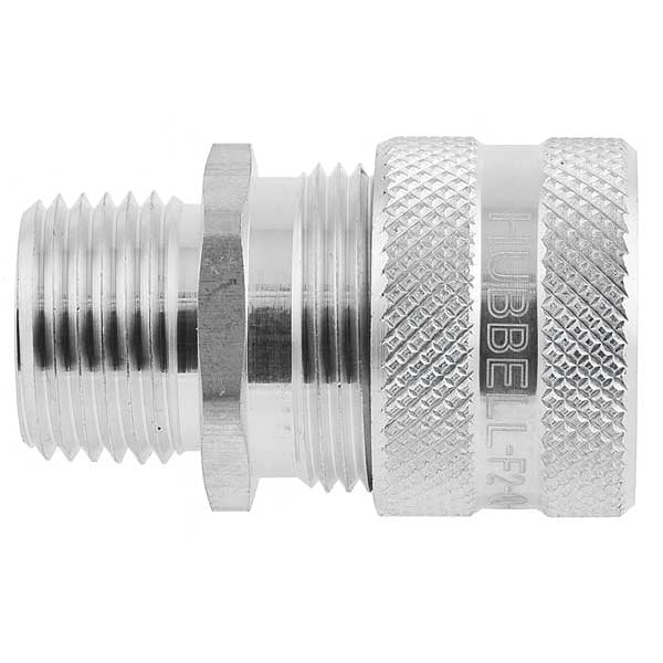 Hubbell Wiring Device-Kellems Liquid Tight Connector, 1in, Straight, Blue - SHC1039