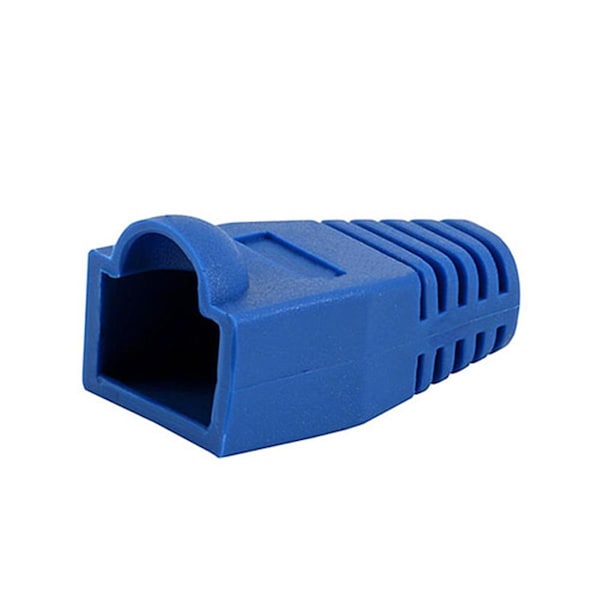 Cmple RJ-45 Color Coded Strain Relief Boots- BLUE, 50PK - 316-N