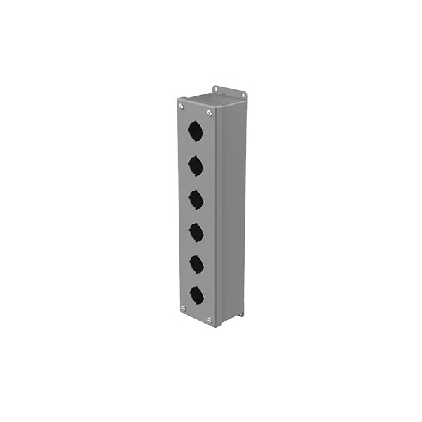 Nvent Hoffman Mild Steel Electrical Enclosures, 14-3/4 in H, 2-3/4 in D, 3-1/4 in W, NEMA 12, Screw On - E6PBVL