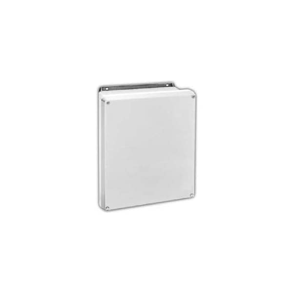 Vynckier Enclosure Systems Fiberglass Electrical Enclosures, 17.32 in H, 6.6 in D, 15.32 in W, NEMA 4X, Screw On - VJ1614W