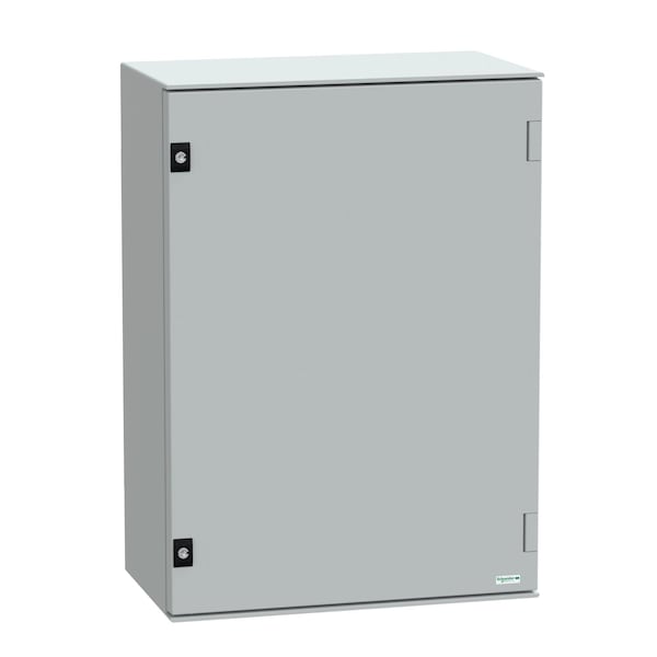 Schneider Electric Fiberglass Reinforced Polyester Electrical Enclosures, 29.4 in H, 11.8 in D, 21.1 in W, NEMA 13, 4X - NSYPLM75G