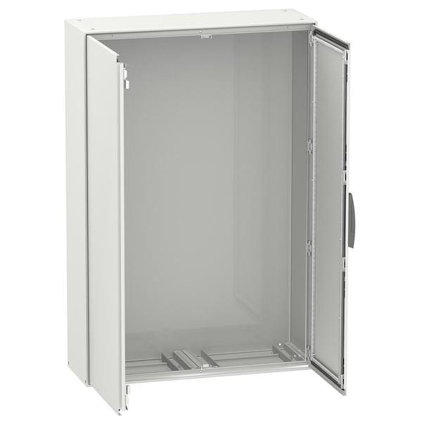 Schneider Electric Galvanized Steel Electrical Enclosures, 78.7 in H, 19.7 in D, 39.4 in W, Hinged - NSYSM2010502DP