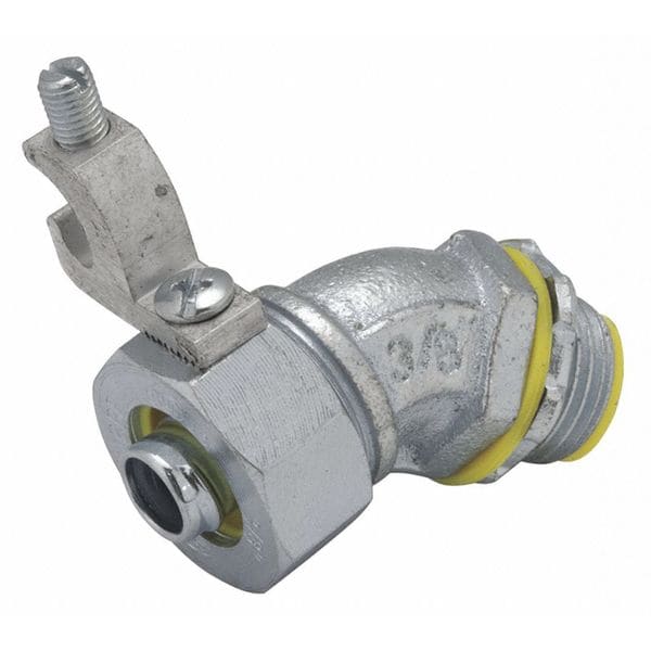 Raco Liquidtight Conn, Ground Lug, 45 deg., 2" - 3568-3