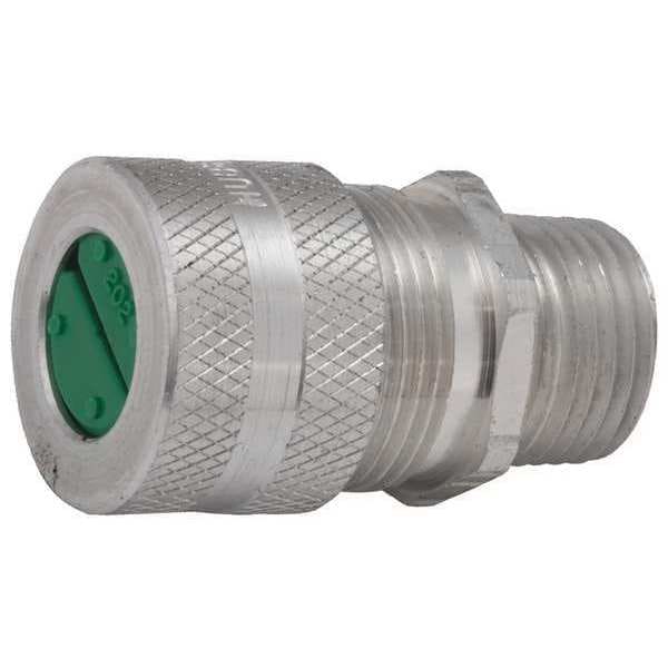 Raco Cord Connector, 1-21/32" L, 1/2" Conduit - 4801-0