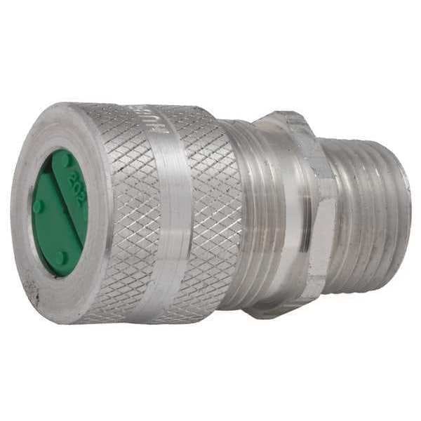 Raco Cord Connector, Silver, 2-3/64" L, Aluminum - 4803-5