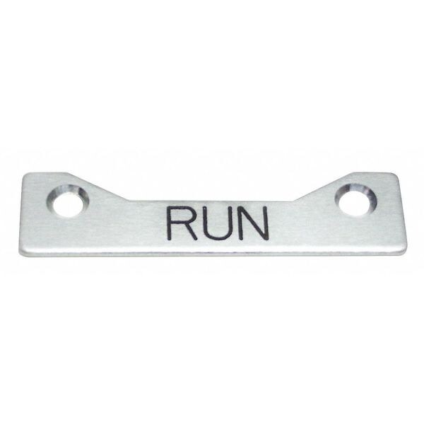 Placa de leyenda estándar Rees, Correr - 09003007