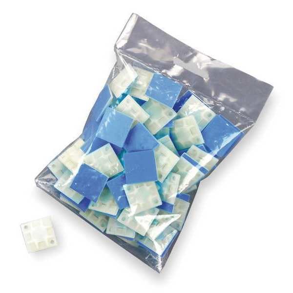 Ty-Rap Cable Tie Mount, Nylon 6/6, Natural, 100 PK - MPNY-1000-9-C