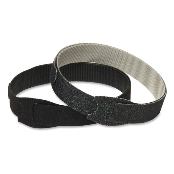 Velcro Brand 1/2" W x 8" L Hook-and-Loop Black One-Wrap Thin Strap, 100 pk. - 95172