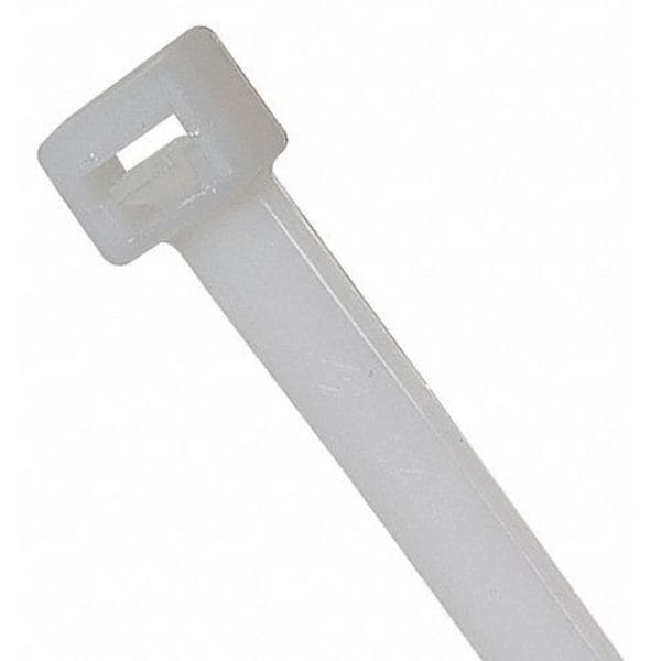Power First Extra Heavy Duty Cable Tie, 35 in L, 0.35 in W, Nylon 6/6, Natural, Indoor Use, 50 Pack - 36J177
