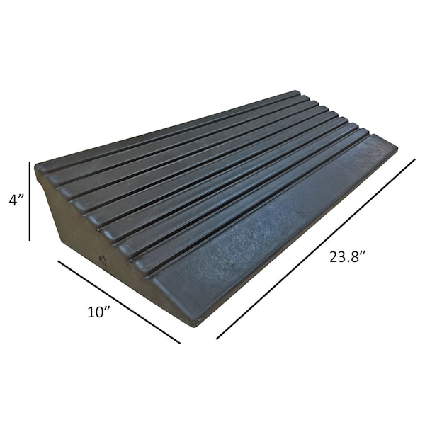 Electriduct 5 Ton Rubber Curb Ramp - 4" Height - Electriduct - CR-RPS-CURB-5T-4