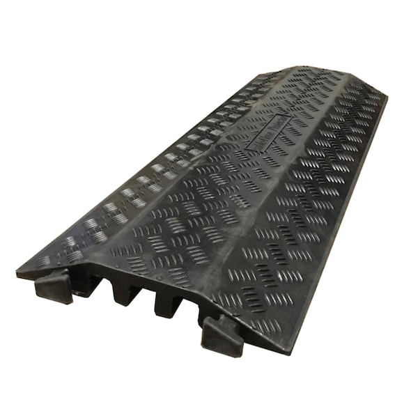 Kable Kontrol Kable Kontrol® Rubber Drop Over Cord Cover - 3 Channel - 40" Long - Black - FCC9802