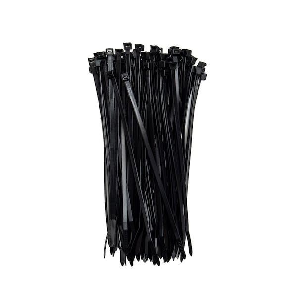 South Main Hardware 8-in Black, UV Resistant Fuel Hose Ties - 224108