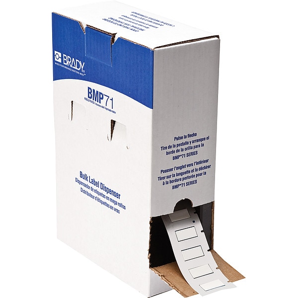 Brady Sleeve, 1 in W, 7/16 in H, Die-cut - BM-250-1-342