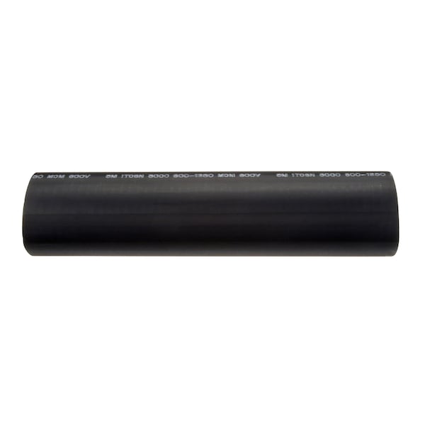 3M Shrink Tubing, 3.0in ID, Black, 12in, PK10 - ITCSN-3000-12"-BLACK-10 PCS