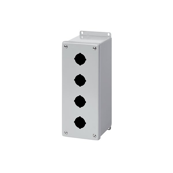 Nvent Hoffman Mild Steel Electrical Enclosures, 10 in H, 4-3/4 in D, 4 in W, NEMA 4, Screw On - E4PBX4
