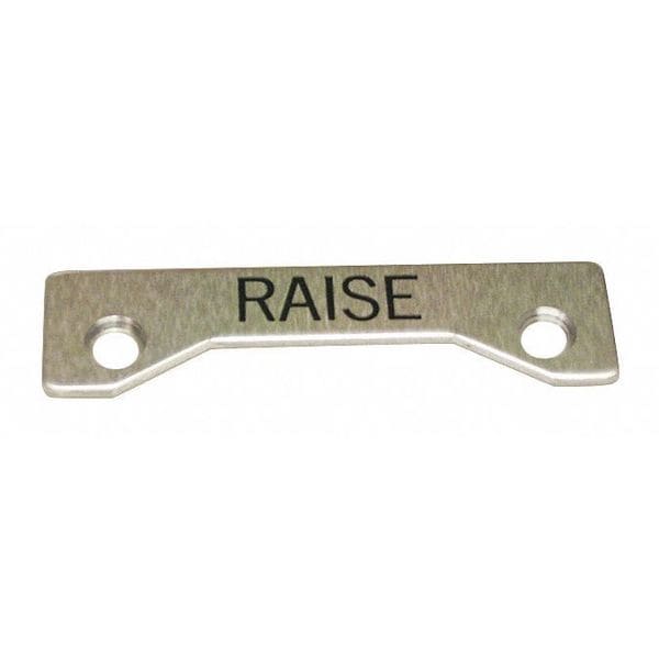 Placa de leyenda estándar Rees, Raise - 09002015