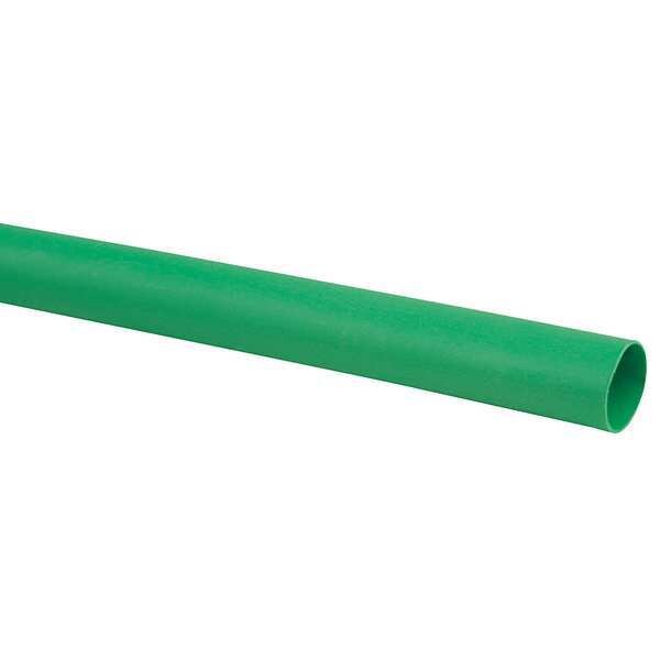 Raychem Shrink Tubing, 0.375in ID, Green, 4ft, PK25 - CPGI-RNF-100-3/8-GN-STK