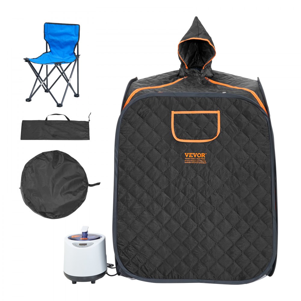 VEVOR Portable Steam Sauna Tent 1200W Personal Spa Loss Weight Detox Therapy - ZQBXSSNBSS10KT48LV1