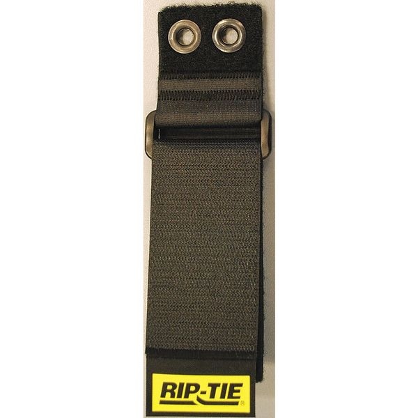 Rip-Tie 16" L Buckle Hook-and-Loop Cinch Strap BK PK 10 - O-16-G10-BK