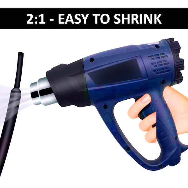 Kable Kontrol Kable Kontrol® 2:1 Polyolefin Heat Shrink Tubing - 3/64" Inside Diameter - 500' Long - Red - HS351-S500-RED