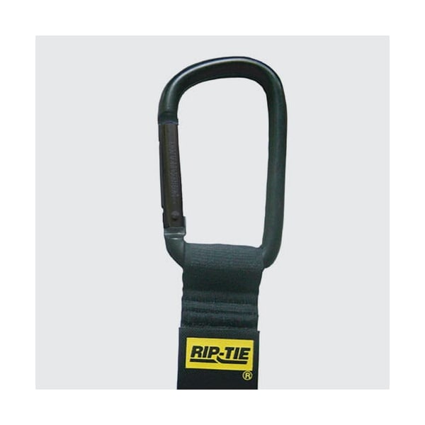 Rip-Tie Strap, Durable Woven, Yellow, PK10, 1x6" - J-B6-C10-Y