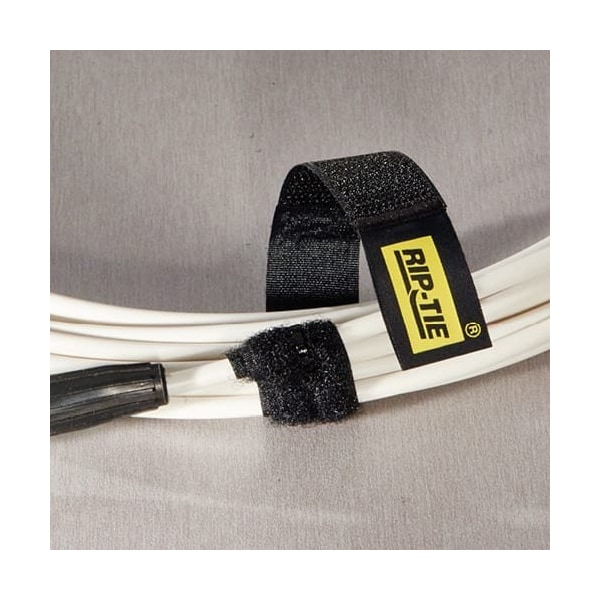 Rip-Tie Reusable Strap, Brown, 3/4"x6", PK10 - M-06-010-BN