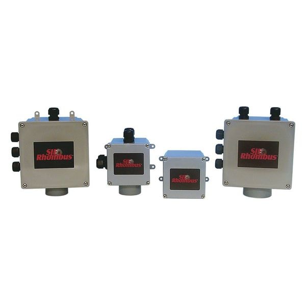 Sje-Rhombus Thermoplastic Electrical Enclosures, 4 in H, 4 in D, 4 in W, NEMA 4X - JB444-1.5-4R8