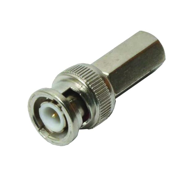 Quest Technology International BNC (Male) Connector, 50 Ohm - Twist-On, Rg-6 Pvc - CBN-1114