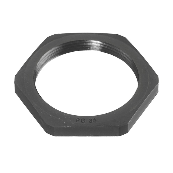Hubbell Wiring Device-Kellems Kellems Wire Management, Cord Connector Accessories, Nylon Locknut, PG16 - LNP16BPK100