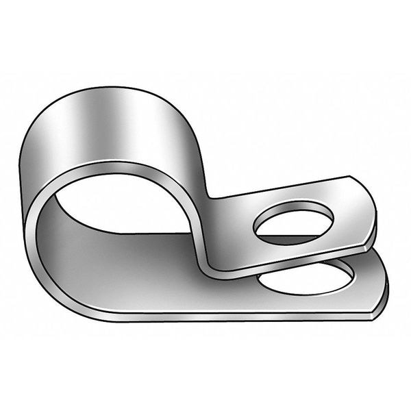 Zoro Select Clamp, w/oCushion, Galv, Dia 3/4 In, Pk50 - CO1209Z1