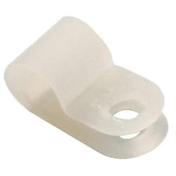 Zoro Select Cable Clamp, Nylon, 1/8 In, PK25 - 22CC50C0125