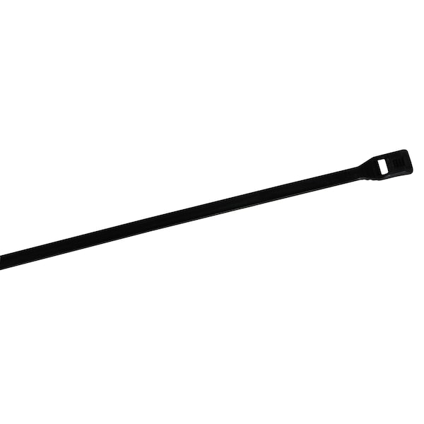 Cobra Global Cobra Global L8S0C Low Profile Cable Ties, 100 Pack - 8" Black, 55 lb. - L8S0C