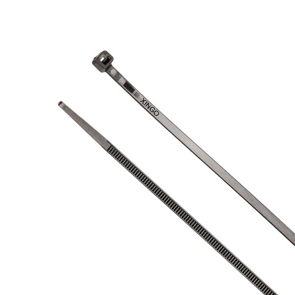 South Main Hardware 11-in 40-lb, Black, 500 Nylon Tie - 200105