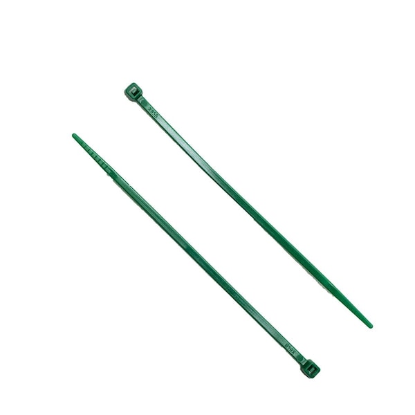 South Main Hardware 4-in   18-lb, Dark Green, 100 Standard Nylon Tie - 220104