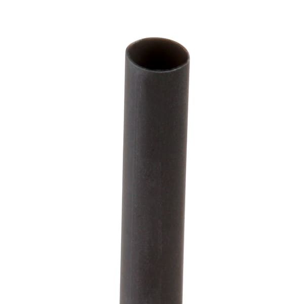 3M Shrink Tubing, 0.25in ID, Black, 4ft, PK12 - EPS300-1/4-48"-BLACK-12 PCS