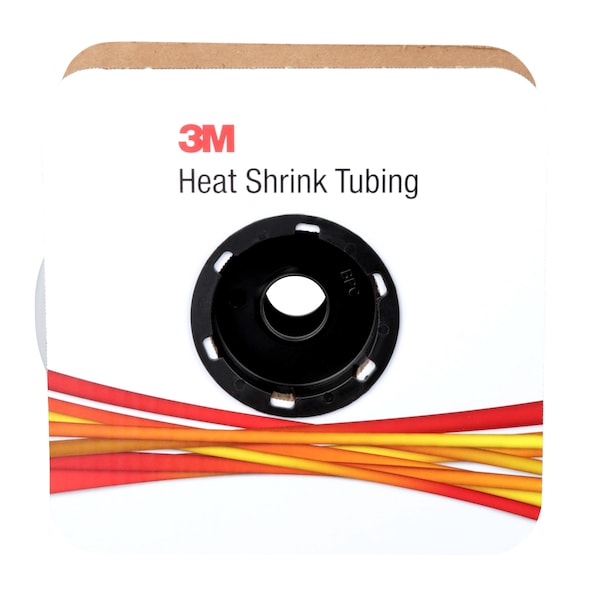 3M Shrink Tubing, 0.25in ID, Clear, 100ft - FP301-1/4-100'-CLEAR-SPOOL