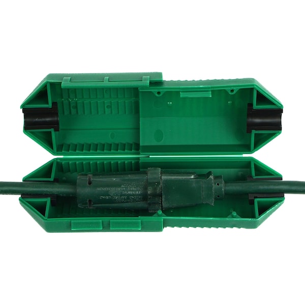 Cordsafe Electrical Extension Cord Protective Safety Cover Water-Resistant Indoor Outdoor Green - 2359