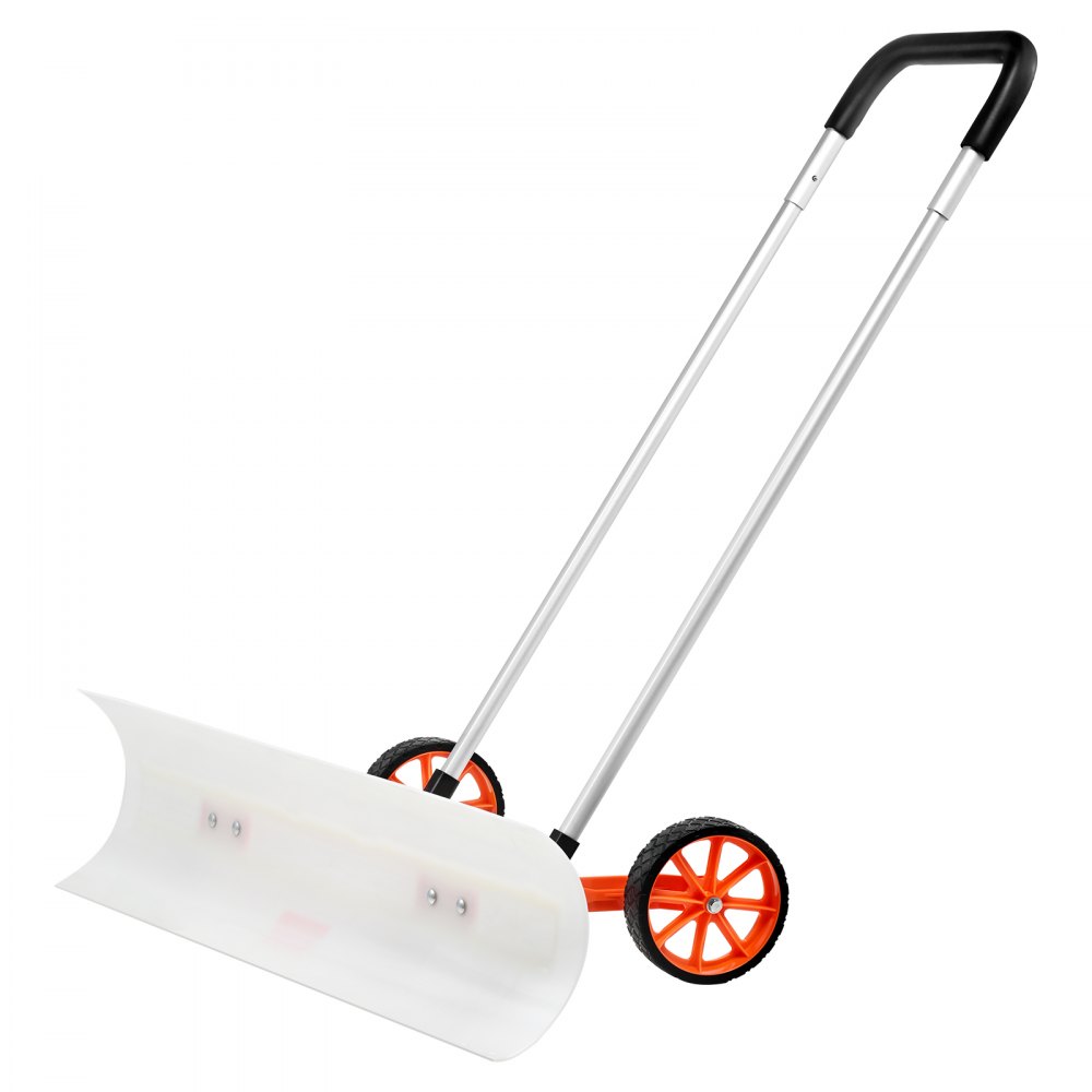 VEVOR Snow Shovel with Wheels, 37 inch Snow Shovel for Driveway, ABS Snow Shovel Pusher for Snow Removal, Heavy Duty Shovel Pusher with Wide Blade and U-shaped Aluminum Alloy Handle - XCGTC36INCH1WCTYNV0