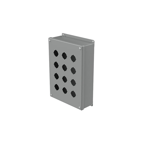 Nvent Hoffman Mild Steel Electrical Enclosures, 11-3/4 in H, 3 in D, 8-1/2 in W, NEMA 12, Screw On - E12PB