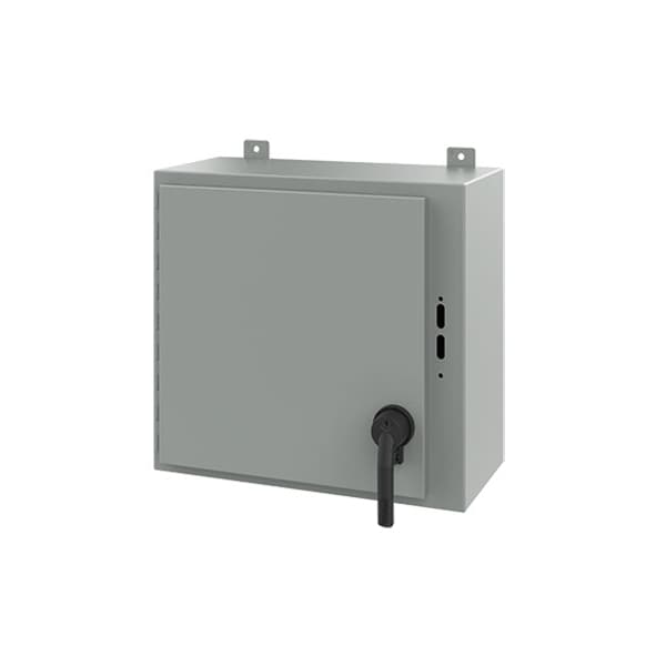 Nvent Hoffman Steel Electrical Enclosures, 20 in H, 10 in D, 21.38 in W, NEMA 12, Hinged - A20SA2210LPPL