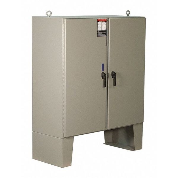 Wiegmann Carbon Steel Electrical Enclosures, 72 in H, 18 in D, 74 in W, NEMA 12, Hinged - WA72CPX7318U