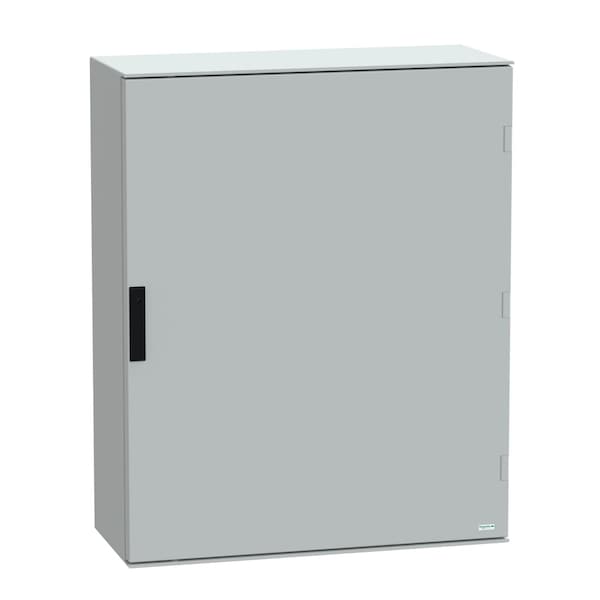 Schneider Electric Fiberglass Reinforced Polyester Electrical Enclosures, 41.6 in H, 13.8 in D, 33-1/2 in W, Hinged - NSYPLM108G