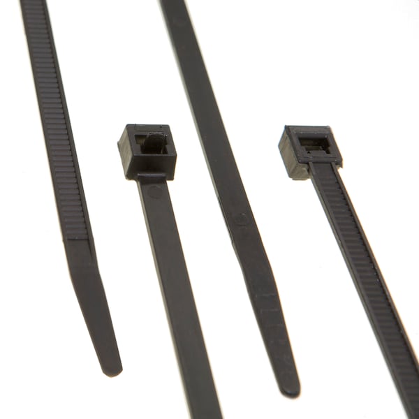 Us Cable Ties Cable Tie, 14 in., Releasable, UV Black Nylon, 50PK - RSD14B50